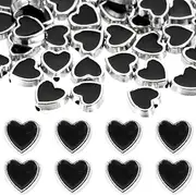 SEWACC Piercing Earrings 100pcs DIY Pierced Beads Necklace Hair Accessory DIY Accessories Delicate Beads Bracelet Jewlery Kits Heart Key Chains Beading Kits Loose Beads