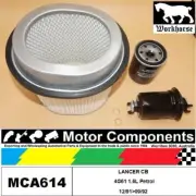 FILTER SERVICE KIT for MITSUBISHI LANCER CB 4G61 1.6L Petrol 12/91>09/92