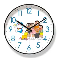 在飛比找蝦皮購物優惠-IPURAS易普拉6816童趣客廳掛鐘哆啦A夢早教家用時鐘掛