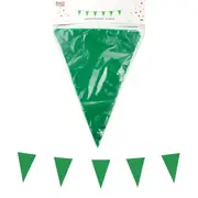 Green Plastic Flag Banner (10m)