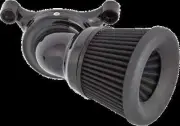 AN Velocity 65 Degree Air Filter Kit Black Harley Softail Springer 99-06