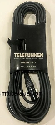 TELEFUNKEN Elektroakustik SGMC-10 10M 32.8' XLR Stage Series Cable