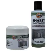 Sealing Wax for Chalk Paint Furniture Wax Finishing Wax Combo Paste & Liquid Wax