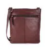Oran - RH-2628 Leeds Leather side sling bag - Tan