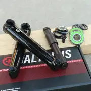SALT PLUS BMX METRON BICYCLE CRANKS BLACK