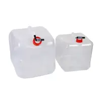在飛比找momo購物網優惠-【LOTUS】20L方形摺疊飲水桶 加厚戶外露營飲水桶