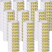 Pack of 1000 VIP Inlet Bands, BetterJonny Inlet Bands with VIP Waterproof Event Wristbands, Paper Bracelets, Printable Secure Bands, Ideal for Safety at Events, Weddings (Gold)