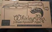 NEW SEALED Whirley Pop 3-Minute Popcorn Popper Hand Crank Popping Machine