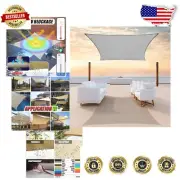 Commercial Quality Grey Shade Sail - Custom 13' x 17' UV & Waterproof