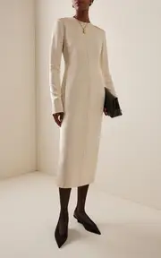 [Toteme] Lean Satin Midi Dress