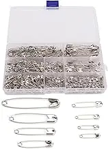 Craft Bulb Pin, 460pcs Stainless Steel Safety Pins, Small Wire Clothing Tag Pins for Sewing Supplies