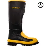 LACROSSE META PAC AP 16" BLACK METATARSAL GUARD/ALLOY TOE BOOTS 00228265 - NEW
