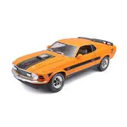 Maisto Licensed 1:18 Scale Ford Mustang Mach 1 1970 Diecast Model Car Orange