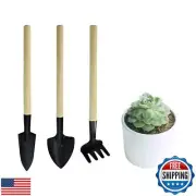 Andiker Mini Gardening Tools, 3pcs Portable Garden Hand Tools Set, Miniature