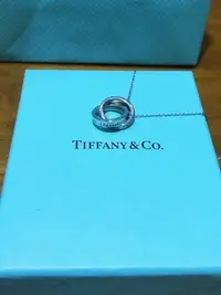 在飛比找Yahoo!奇摩拍賣優惠-專櫃正品【Tiffany&Co】經典款1837雙戒指項鍊 /