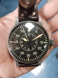 在飛比找Yahoo!奇摩拍賣優惠-古董二戰納粹德國空軍飛行觀測錶LACO B-UHR 錶徑55