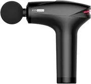 FitSmart FS-1000 Pro Relief Massage Gun Portable Deep Tissue Massage Device with 8 Strength Levels, 5 Heads, Cold Compress, Digital Display Black
