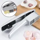 2 in1 Kitchen Tool Crusher Ginger Heavy Duty Aluminum Mincer Garlic Press Slicer