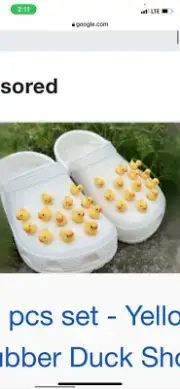 Crocs Charms Clog Ducks