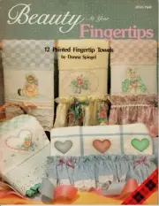 VTG Beauty At Your Fingertips Painted Towels Decorative Tole Painting Craft Book