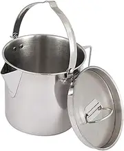 ZNZNANG Outdoor Camping Kettle，1.2L Outdoor Camping Kettle，Portable Hanging Pot Cookware Coffee Pot Picnic Pot
