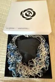 Begona Rentero Handmade Paper Necklace Model Giulio Cesare