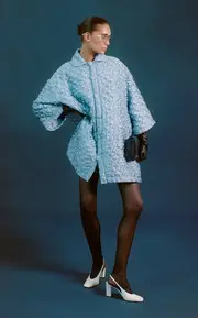 [Marie Adam-Leenaerdt] Oversizewd Textured Silk-Blend Jacket