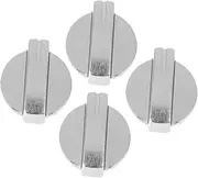 POPETPOP 4pcs Gas Stove Control Knobs Modern Burner Knobs for Cooktops for Home Kitchens Hotels and Restaurants