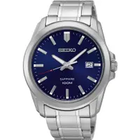 在飛比找蝦皮購物優惠-【金台鐘錶】SEIKO 精工 男錶 石英錶 不鏽鋼錶帶 (藍