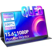 15.6” Portable Monitor QLED 1080P Laptop Monitor Gaming Monitor For PS4/5 Xbox