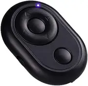 Bluetooth Page Turner Remote for iPhone - Bluetooth Camera Remote,Tiktok Remote and Powerpoint Remote Clicker for iPad (Black)