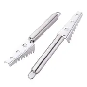 4PCS SSGP Stainless Steel Fish Scale Planing Knife Kitchen Essential, Length: 20.5cm