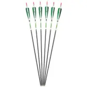 6/12pcs Archery Hunting Carbon Arrows True Turkey Feather Sp500 7.6mm Target Bow