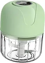 Electric Garlic Mincer Portable Food Processor for Vegetables Onions Ginger Wireless Design Capacity Effortless Chopping Compact Kitchen Tool