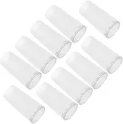 EXQUIMEUBLE 10pcs Makeup Brush Covers Reusable Brush Protectors for Travel and Home with Round Design