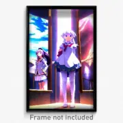 Pixel Art Poster - Anime Like Ark (8 Bit Psychedelic Trippy Video Game Print)