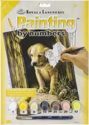 Royal & Langnickel(R) Small Paint By Number Kit 8.75"X11.75"-Labrador Puppy PJS-