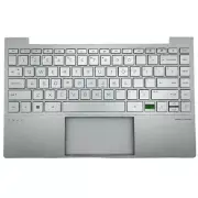 Genuine HP ENVY 13-BA Upper Case Palmrest US Backlit Keyboard Silver L96801-001