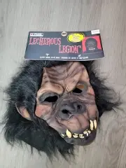 NEW Vintage PMG Lecherous Legion Halloween Mask Prop 2001 Ape Gorilla