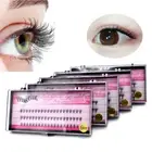 Faux Mink 60 Cluster False Eyelashes Individual Fan Lashes Curl Lash Grafting #!