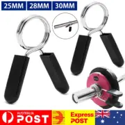 1Pc 25/28/30mm Gym Dumbbell Barbell Weight Bar Lock Clamp Spring Collar Clips