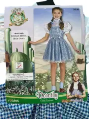 85th Anniversary Wizard Of Oz Dorothy Child Blue Plaid Costume Small (4-6) NWT