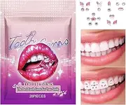 Teeth Gems,Teeth Gems Kit | Easy to Use Fashionable Crystal Tooth Jewelry Safe & Long-Lasting -Teeth Gems for All Teeth Types