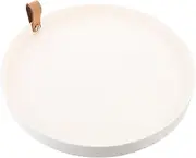 Alipis Bathroom Vanity Tray Small Round Tray Multi-purpose Holder Cosmetics Container Sturdy and Easy to Clean