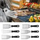 3Pcs Stainless Steel Desserts Spatulas Fried Fish Spatulas Heat Resistant SerSM