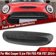 Front Bumper Bonnet Scoop Vent Cover For Mini Cooper S JCW F54 F56 14-24 Matte (for: Mini)