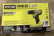 Ryobi PSBDD01K 18V Compact Brushless Drill/Driver Kit BRAND NEW FACTORY SEALED!