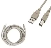 CableVantage Printer 25FT Cable 25Feet USB 2.0 Printer Scanner Cable Cord Typ...