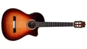 Cordoba Fusion Orchestra CE Tear Drop Burst - Canadian Cedar Top Rosewood Back