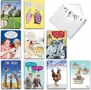 NobleWorks Best Birthday Wishes - 20 Boxed Birthday Greeting Cards with Envelopes (4.63 x 6.75 Inch) - AC8838BDG-B2x10